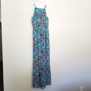 Blue Floral Dress